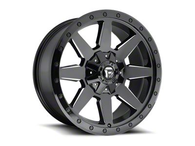 Fuel Wheels Wildcat Gloss Black Milled 6-Lug Wheel; 17x9; 1mm Offset (99-06 Silverado 1500)