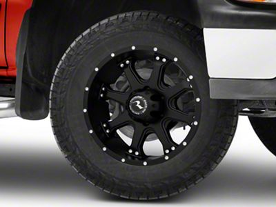 Raceline Assault Black 6-Lug Wheel; 18x9; 25mm Offset (99-06 Silverado 1500)