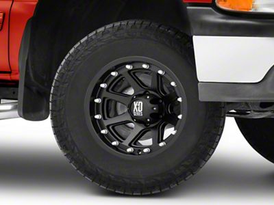 XD Addict Matte Black 6-Lug Wheel; 17x9; 18mm Offset (99-06 Silverado 1500)
