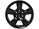 Tahoe Style Black 6-Lug Wheel; 20x9; 27mm Offset (99-06 Silverado 1500)