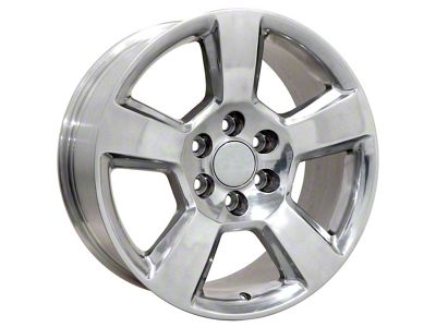 Tahoe Style Polished 6-Lug Wheel; 20x9; 27mm Offset (99-06 Silverado 1500)