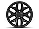 Snowflake Style Black 6-Lug Wheel; 20x9; 31mm Offset (99-06 Silverado 1500)