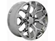 Snowflake Style Chrome 6-Lug Wheel; 20x9; 31mm Offset (99-06 Silverado 1500)
