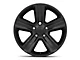 OE 5-Spoke Style Satin Black 5-Lug Wheel; 20x9; 19mm Offset (02-08 RAM 1500, Excluding Mega Cab)