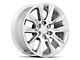 High Country Style Polished 6-Lug Wheel; 22x9; 28mm Offset (07-13 Sierra 1500)
