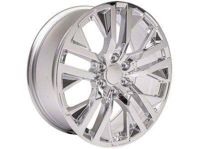 Next Gen Sierra Style Chrome 6-Lug Wheel; 22x9; 28mm Offset (07-13 Sierra 1500)