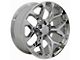 Snowflake Style Chrome 6-Lug Wheel; 20x9; 31mm Offset (07-13 Sierra 1500)