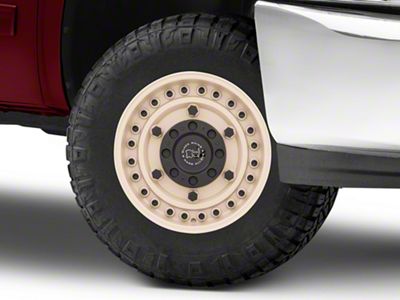 Black Rhino Armory Desert Sand 6-Lug Wheel; 17x9.5; -18mm Offset (07-13 Silverado 1500)