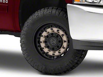 Black Rhino Arsenal Sand on Black 6-Lug Wheel; 17x9.5; 12mm Offset (07-13 Silverado 1500)