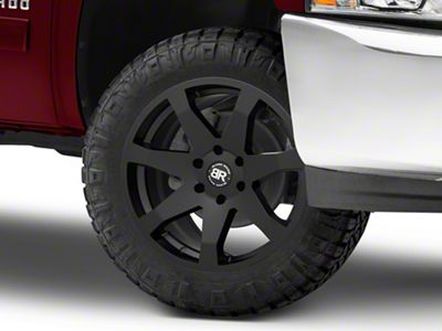 Black Rhino Mozambique Matte Black 6-Lug Wheel; 20x8.5; 45mm Offset (07-13 Silverado 1500)