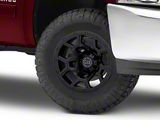 Black Rhino Overland Matte Black 6-Lug Wheel; 17x9.5; -18mm Offset (07-13 Silverado 1500)
