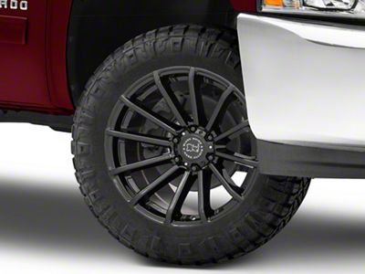 Black Rhino Rotorua Gloss Black 6-Lug Wheel; 20x9.5; 12mm Offset (07-13 Silverado 1500)