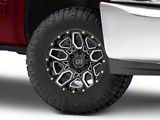 Black Rhino Shrapnel Gloss Black Milled 6-Lug Wheel; 17x9.5; 12mm Offset (07-13 Silverado 1500)