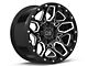 Black Rhino Shrapnel Gloss Black Milled 6-Lug Wheel; 17x9.5; 12mm Offset (07-13 Silverado 1500)