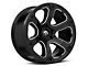 Fuel Wheels Beast Gloss Black Milled 6-Lug Wheel; 20x9; 1mm Offset (07-13 Silverado 1500)