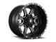 Fuel Wheels Maverick Matte Black Milled 6-Lug Wheel; 22x10; -24mm Offset (07-13 Silverado 1500)