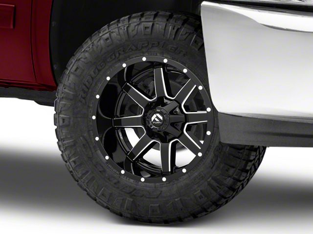 Fuel Wheels Maverick Gloss Black Milled 6-Lug Wheel; 17x9; 1mm Offset (07-13 Silverado 1500)