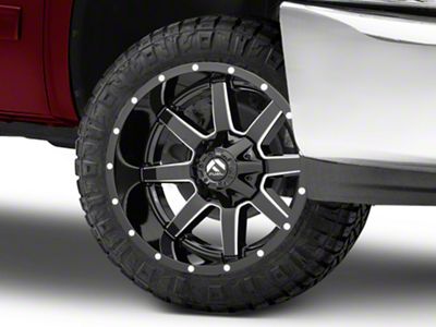 Fuel Wheels Maverick Gloss Black Milled 6-Lug Wheel; 20x10; -24mm Offset (07-13 Silverado 1500)