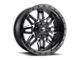 Fuel Wheels Neutron Matte Black Milled 6-Lug Wheel; 20x9; 20mm Offset (07-13 Silverado 1500)