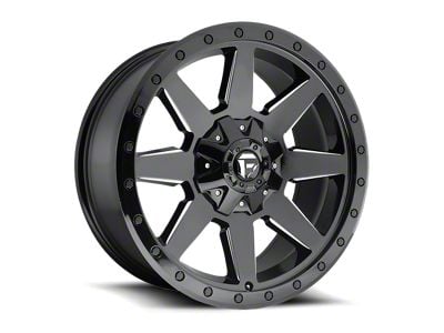Fuel Wheels Wildcat Gloss Black Milled 6-Lug Wheel; 17x9; 1mm Offset (07-13 Silverado 1500)