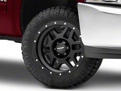 Pro Comp Wheels Phaser Satin Black 6-Lug Wheel; 20x9; -12mm Offset (07-13 Silverado 1500)