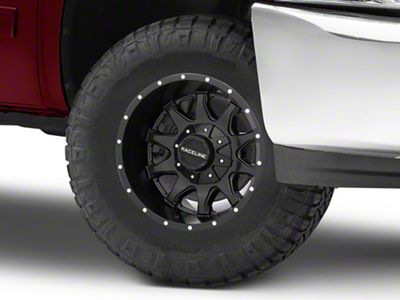 Raceline Shift Black 6-Lug Wheel; 17x9; -12mm Offset (07-13 Silverado 1500)
