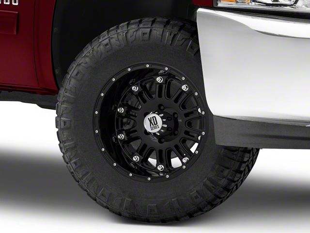XD Hoss Gloss Black 6-Lug Wheel; 17x9; -12mm Offset (07-13 Silverado 1500)