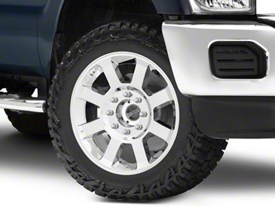 OE 8-Spoke Style Chrome 8-Lug Wheel; 20x8; 40mm Offset (11-16 F-350 Super Duty SRW)