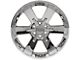 Rally Style Chrome 6-Lug Wheel; 22x9; 24mm Offset (14-18 Silverado 1500)