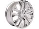 Next Gen Sierra Style Chrome 6-Lug Wheel; 22x9; 28mm Offset (19-24 Sierra 1500)