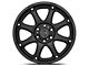 Black Rhino Glamis Matte Black 6-Lug Wheel; 17x9; -12mm Offset (19-24 Silverado 1500)