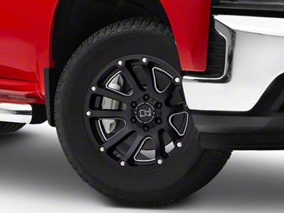Black Rhino Highland Matte Black 6-Lug Wheel; 18x9.5; -12mm Offset (19-25 Silverado 1500)