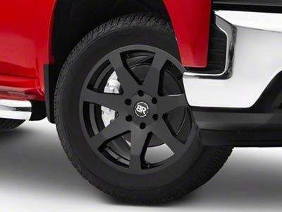 Black Rhino Mozambique Matte Black 6-Lug Wheel; 20x8.5; 45mm Offset (19-25 Silverado 1500)