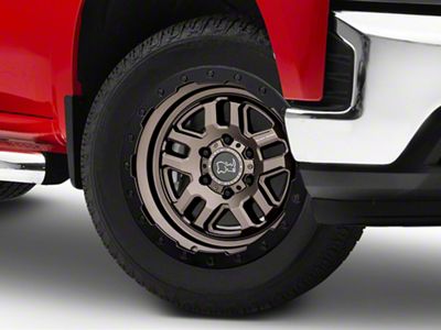 Black Rhino Barstow Matte Bronze with Matte Black Lip 6-Lug Wheel; 20x9.5; 12mm Offset (19-25 Silverado 1500)