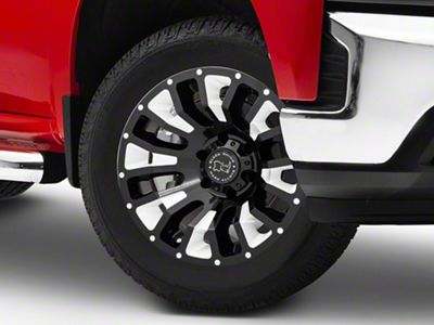 Black Rhino Pinatubo Gloss Black Milled 6-Lug Wheel; 20x9.5; -18mm Offset (19-25 Silverado 1500)