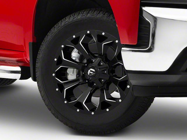 Fuel Wheels Assault Gloss Black 6-Lug Wheel; 20x9; 1mm Offset (19-24 Silverado 1500)