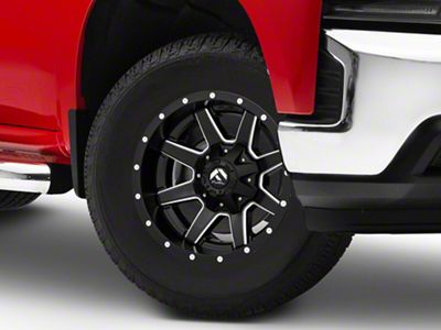 Fuel Wheels Maverick Matte Black Milled 6-Lug Wheel; 17x10; -24mm Offset (19-25 Silverado 1500)