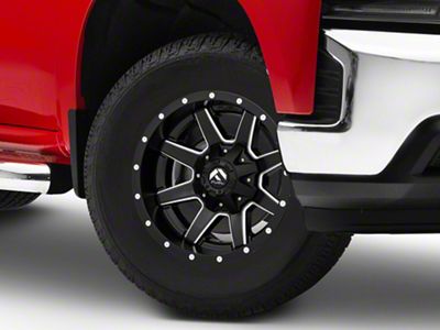 Fuel Wheels Maverick Matte Black Milled 6-Lug Wheel; 17x10; -24mm Offset (19-24 Silverado 1500)