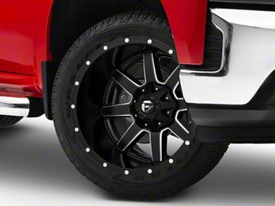 Fuel Wheels Maverick Matte Black Milled 6-Lug Wheel; 20x10; -24mm Offset (19-25 Silverado 1500)
