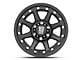 XD Addict Matte Black 6-Lug Wheel; 17x9; 18mm Offset (19-24 Silverado 1500)