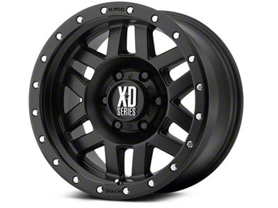 XD Machete Satin Black 6-Lug Wheel; 18x9; -12mm Offset (19-25 Silverado 1500)