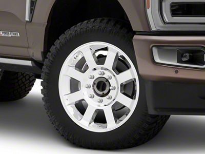 OE 8-Spoke Style Chrome 8-Lug Wheel; 20x8; 40mm Offset (23-25 F-250 Super Duty)