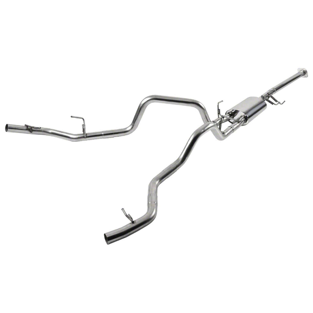 F150 Dual Exhaust System; Rear Exit (1520 2.7L EcoBoost F150)