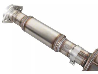 Single Exhaust System with Polished Tip; Side Exit (21-25 2.7L EcoBoost F-150)