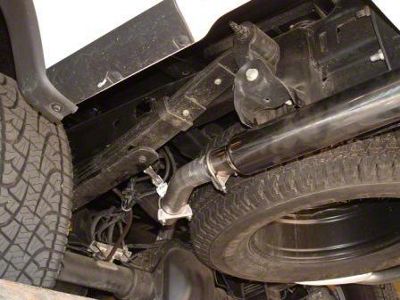 Aluminized Deep-Tone Dual Exhaust System with Painted Blunt Tips; Rear Exit (11-14 3.7L F-150)
