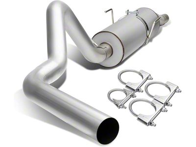 Single Exhaust System; Side Exit (02-05 3.7L RAM 1500)