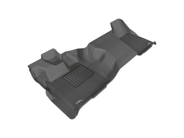 3D MAXpider KAGU Series All-Weather Custom Fit Front and Rear Floor Liners; Black (11-16 F-250 Super Duty Regular Cab)