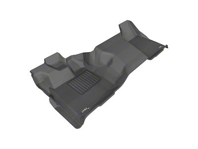 3D MAXpider KAGU Series All-Weather Custom Fit Front and Rear Floor Liners; Black (11-16 F-350 Super Duty Regular Cab)