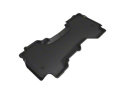 3D MAXpider KAGU Series All-Weather Custom Fit Rear Floor Liner; Black (19-25 RAM 1500 Quad Cab)