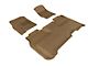 3D MAXpider KAGU Series All-Weather Custom Fit Front and Rear Floor Liners; Tan (14-18 Silverado 1500 Crew Cab)